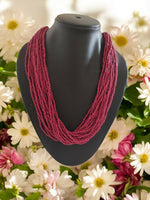 Thumbnail for Inhanns Handmade Beaded Multilayer Necklace, 20 Layers - Wine - Distacart