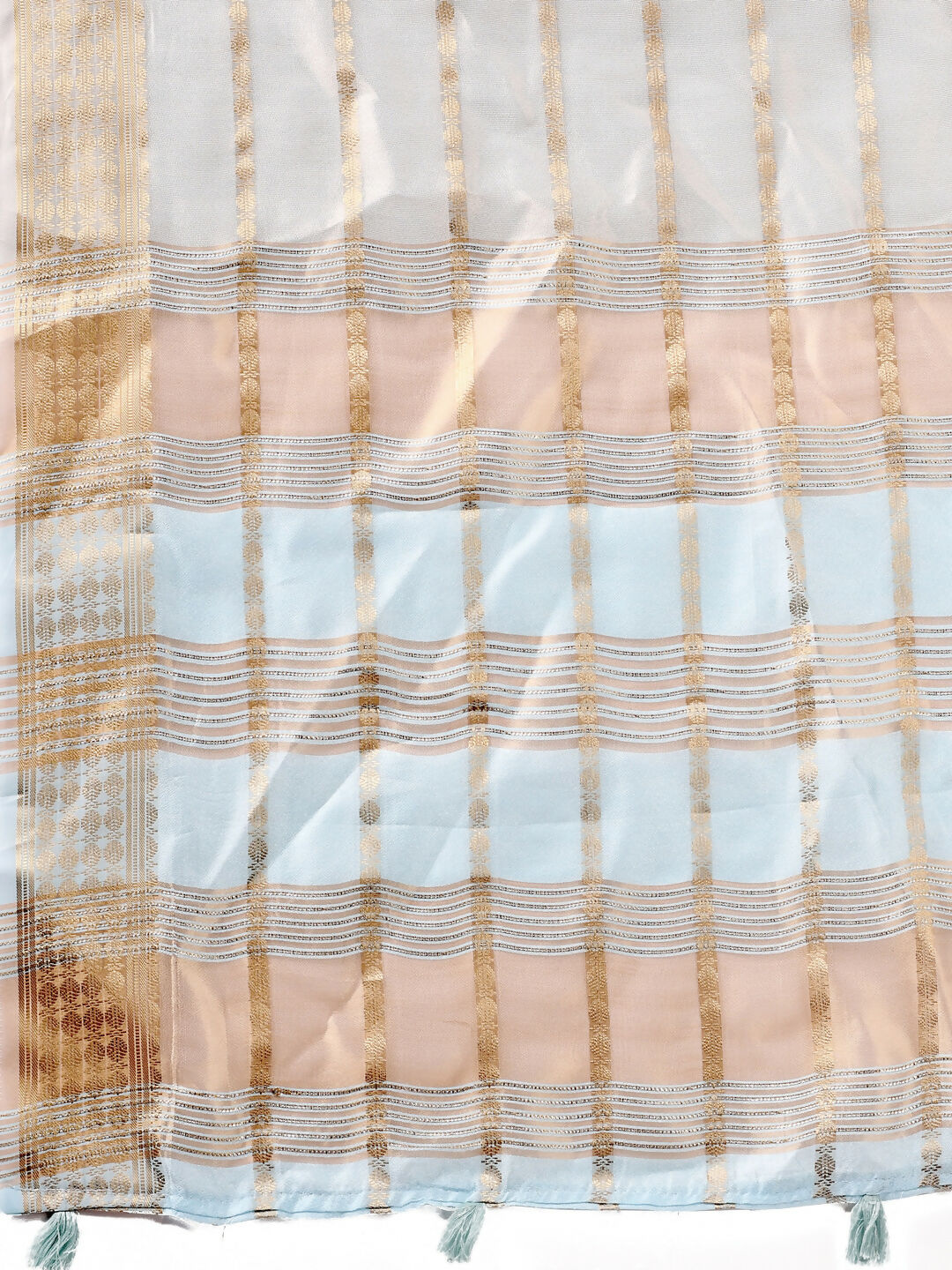 Astita Organza Sky Blue Saree