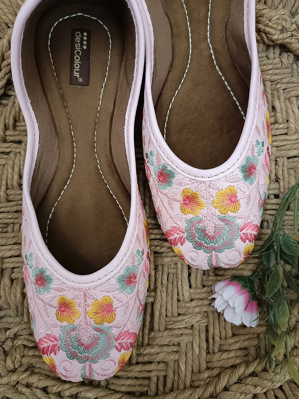 Desi Colour Women Indian Ethnic Footwear-Cushioned Brown Polish - Distacart