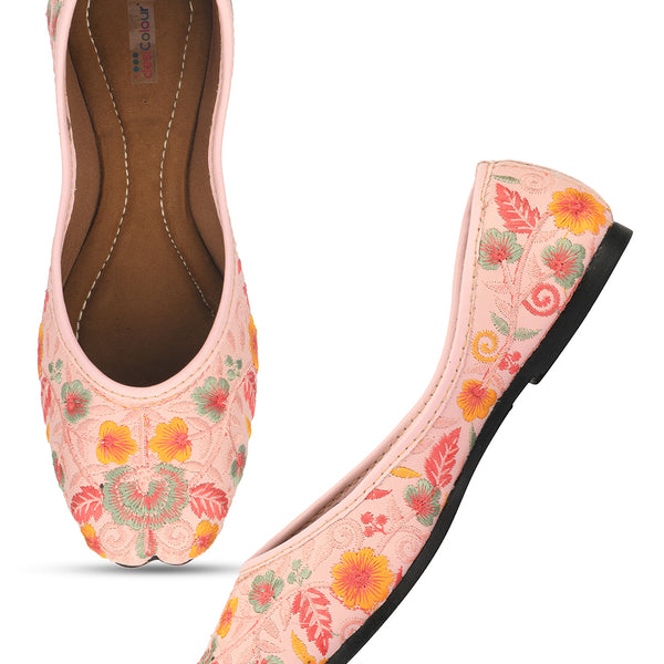 Desi Colour Women Indian Ethnic Footwear-Cushioned Brown Polish - Distacart