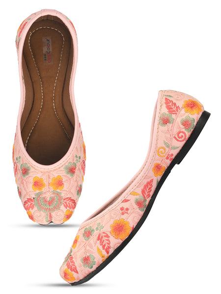 Desi Colour Women Indian Ethnic Footwear-Cushioned Brown Polish - Distacart
