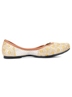 Thumbnail for Desi Colour Women Indian Ethnic Footwear-Gold Side Flip-1 - Distacart