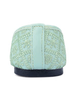 Thumbnail for Desi Colour Women Indian Ethnic Footwear-Sea Green Front Flip - Distacart