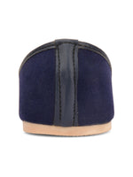 Thumbnail for Desi Colour Women Indian Ethnic Footwear-Basic Suede -Blue - Distacart