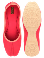 Thumbnail for Desi Colour Women Indian Ethnic Footwear-Basic Suede -Pink - Distacart