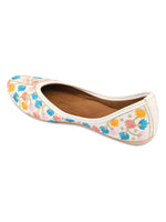 Thumbnail for Desi Colour Women Indian Ethnic Footwear-Multi Heavy Work-LR - Distacart