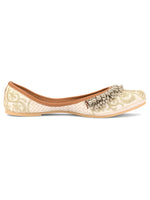 Thumbnail for Desi Colour Women Indian Ethnic Footwear-Off White-Gungroo - Distacart