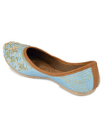 Thumbnail for Desi Colour Women Indian Ethnic Footwear-Firoji Dabka - Distacart