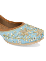 Thumbnail for Desi Colour Women Indian Ethnic Footwear-Firoji Dabka - Distacart