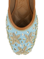 Thumbnail for Desi Colour Women Indian Ethnic Footwear-Firoji Dabka - Distacart