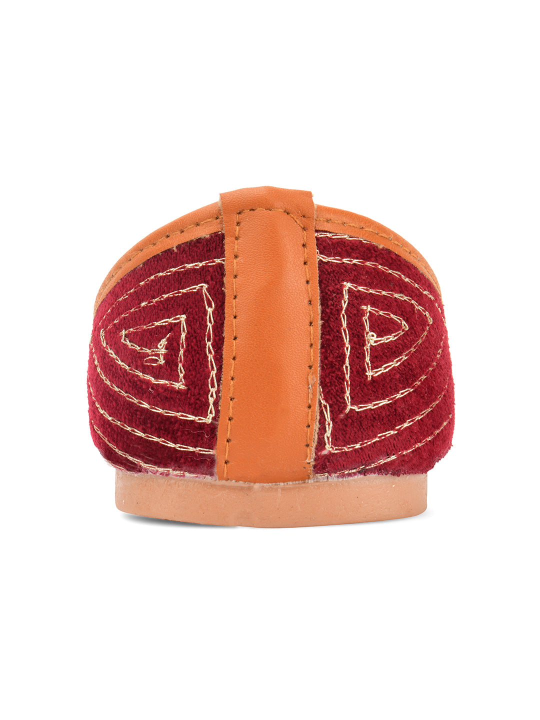 Desi Colour Women Indian Ethnic Footwear-Velvet Maroon - Distacart