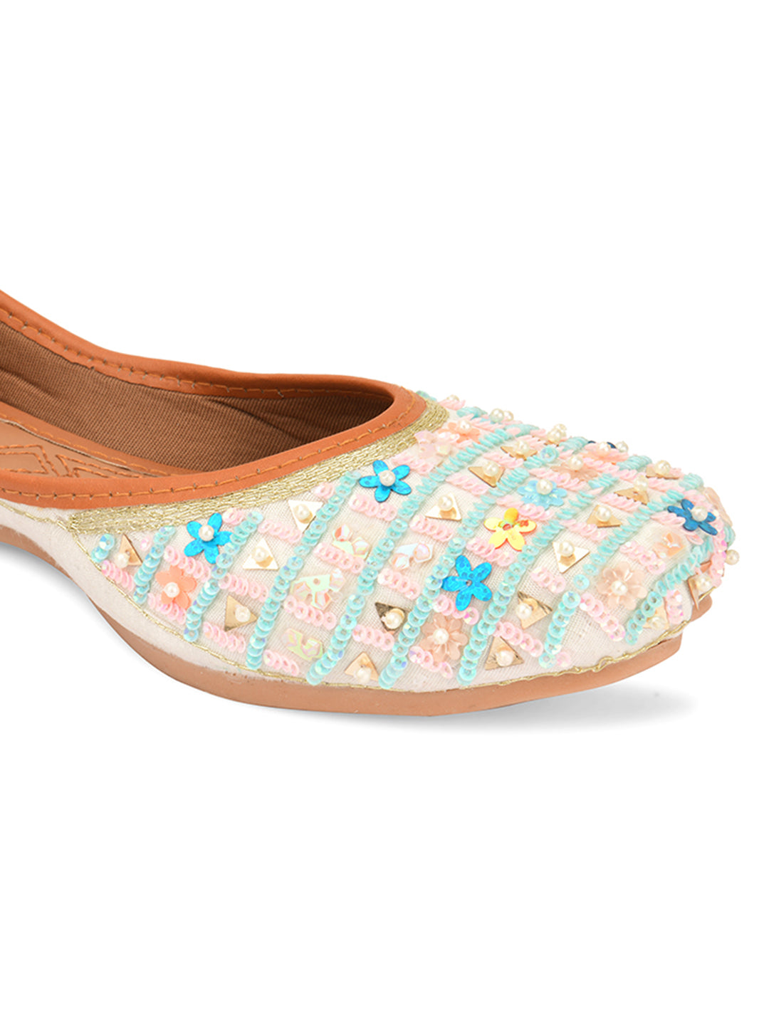 Desi Colour Women Indian Ethnic Footwear-Multi Star - Distacart