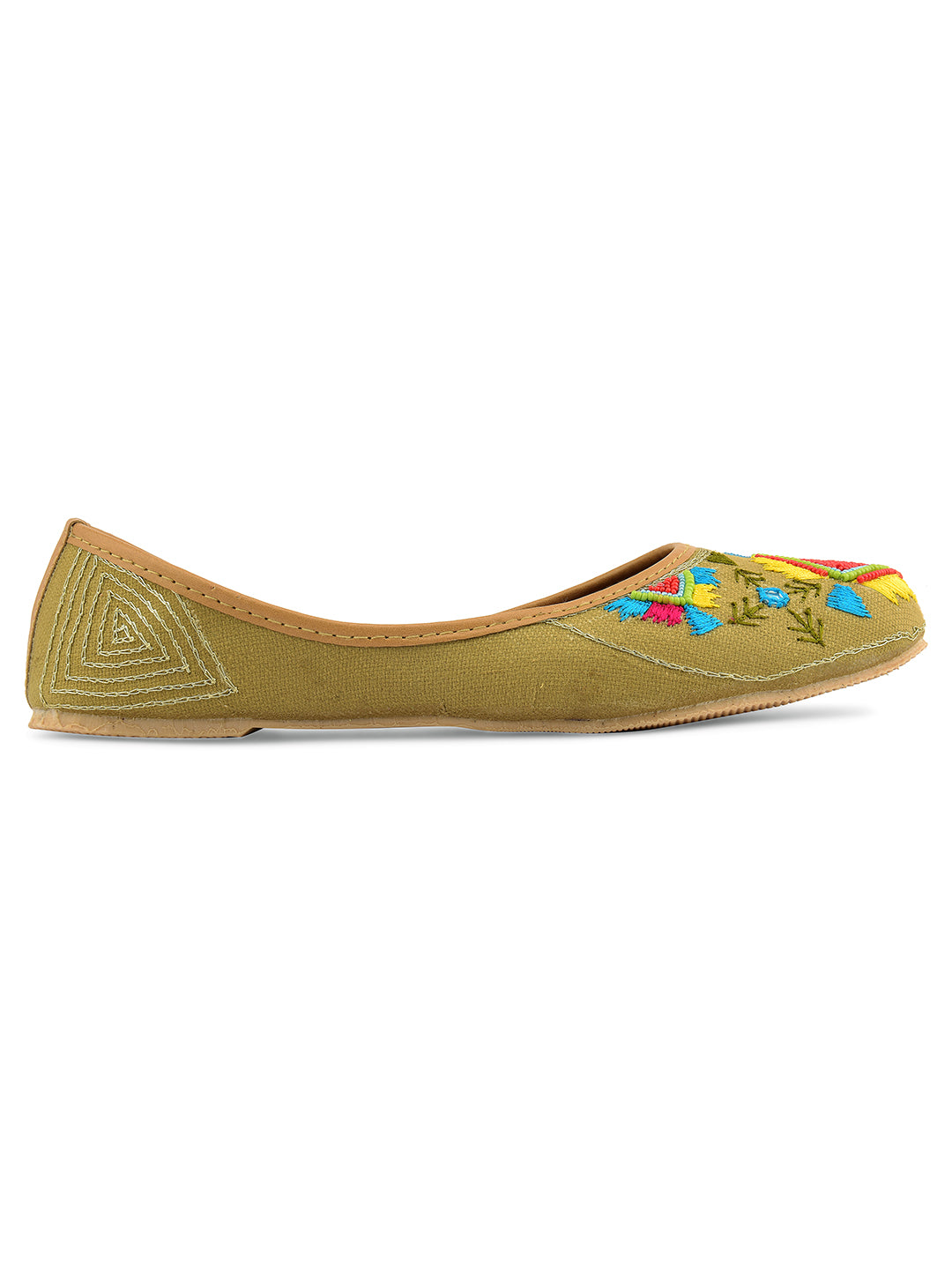 Desi Colour Women Indian Ethnic Footwear-Daily Wear Jute Rhombus - Distacart