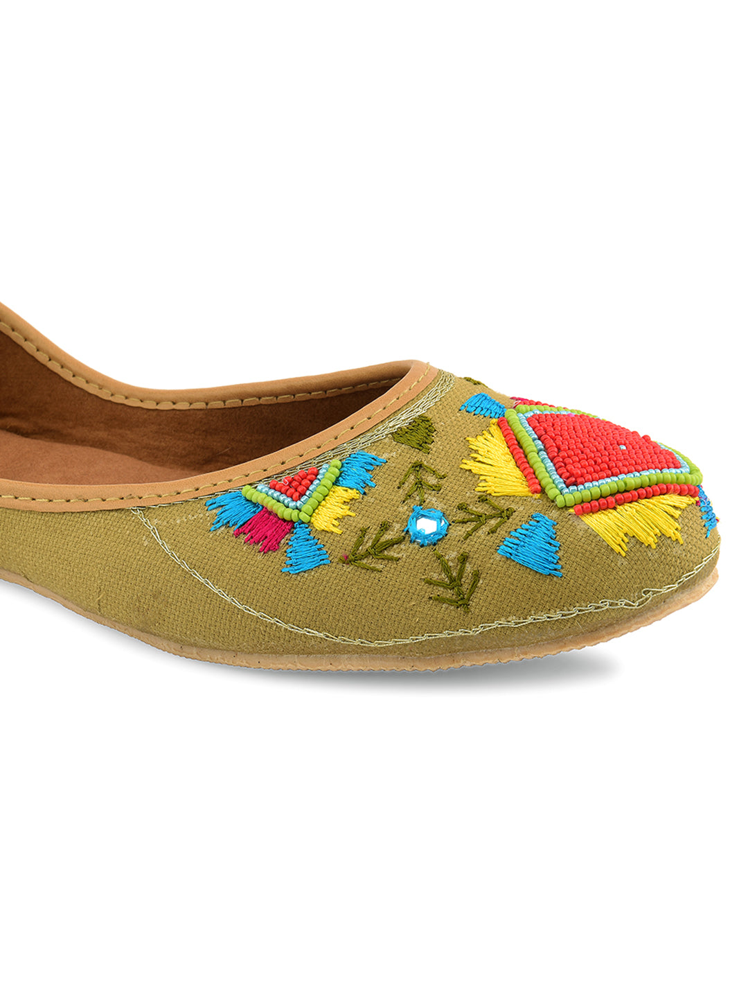 Desi Colour Women Indian Ethnic Footwear-Daily Wear Jute Rhombus - Distacart