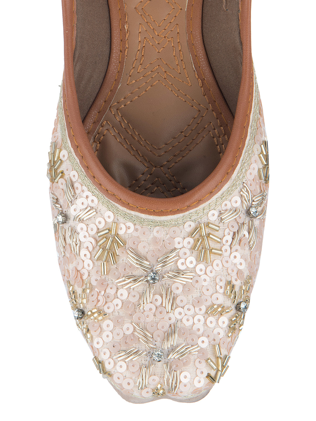 Desi Colour Women Indian Ethnic Footwear-Heavy Emb -3 - Distacart