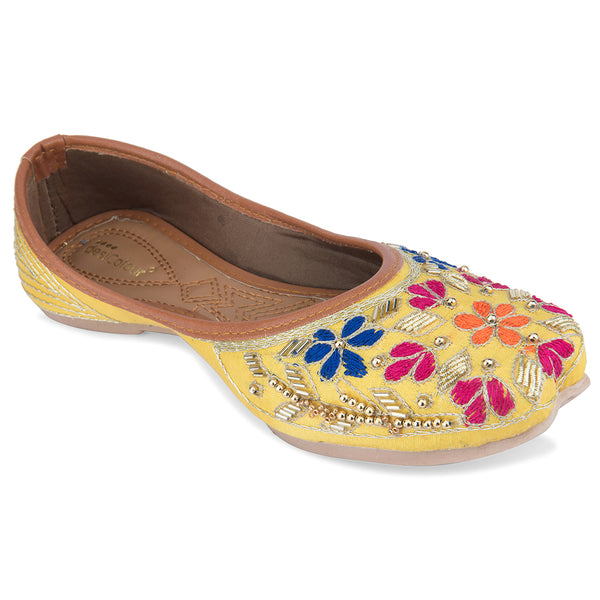 Desi Colour Women Indian Ethnic Footwear-Heavy Emb -16 - Distacart