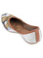 Thumbnail for Desi Colour Women Indian Ethnic Footwear-Heavy Emb -17 - Distacart