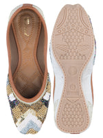 Thumbnail for Desi Colour Women Indian Ethnic Footwear-Heavy Emb -17 - Distacart