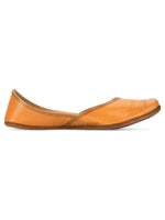 Thumbnail for Desi Colour Women Indian Ethnic Footwear-Tan Leather Basic - Distacart