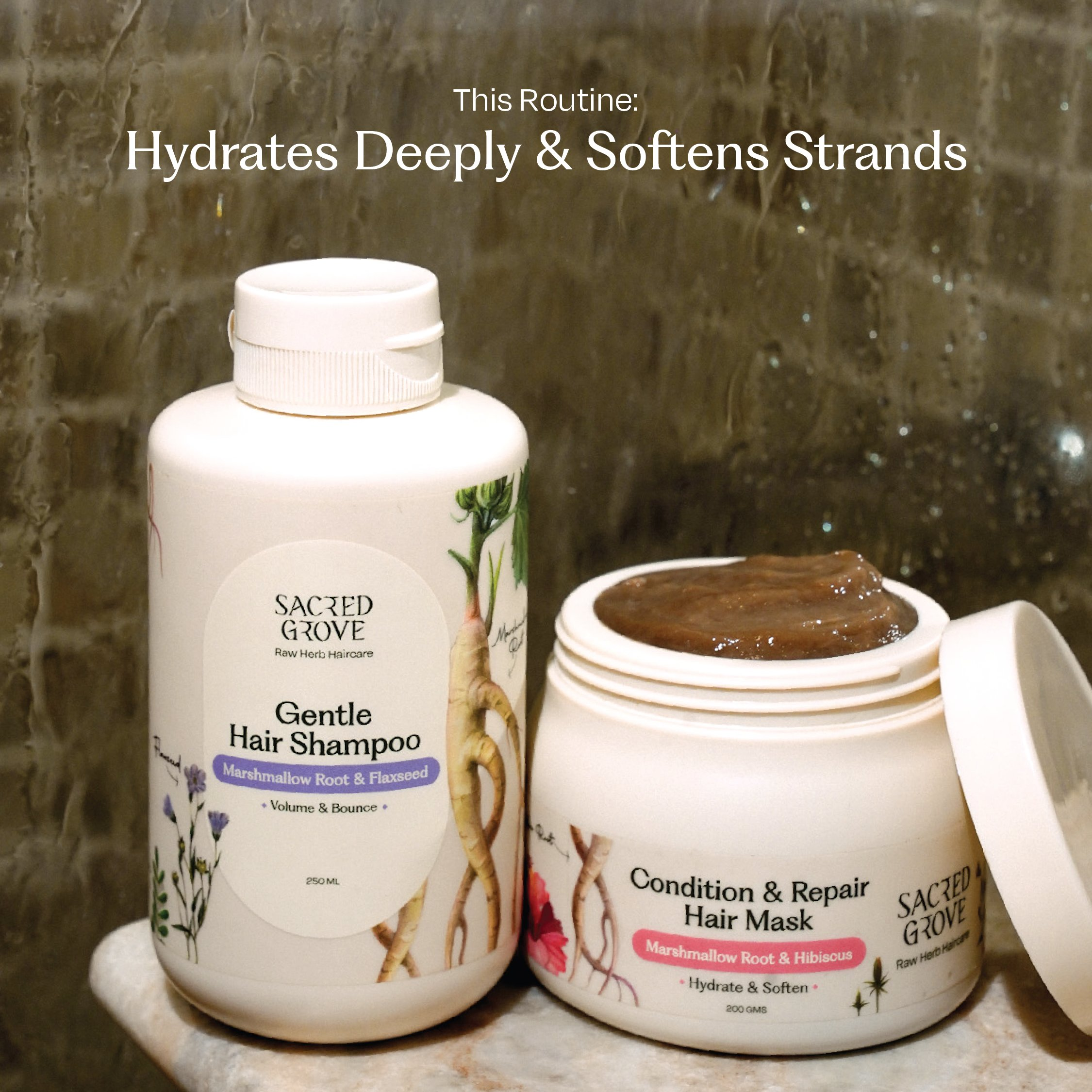 Sacred Grove Marshmallow Root Deep Conditioning Combo