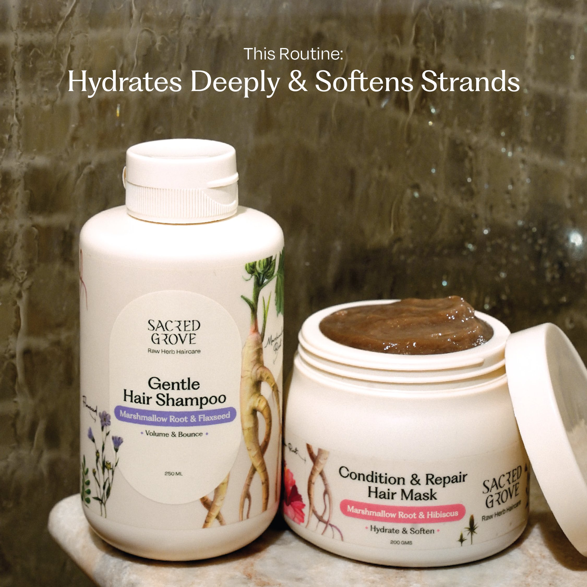 Sacred Grove Marshmallow Root Deep Conditioning Combo - Distacart