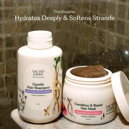 Sacred Grove Marshmallow Root Deep Conditioning Combo - Distacart