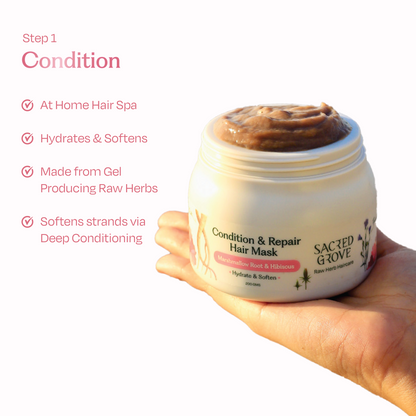 Sacred Grove Marshmallow Root Deep Conditioning Combo - Distacart