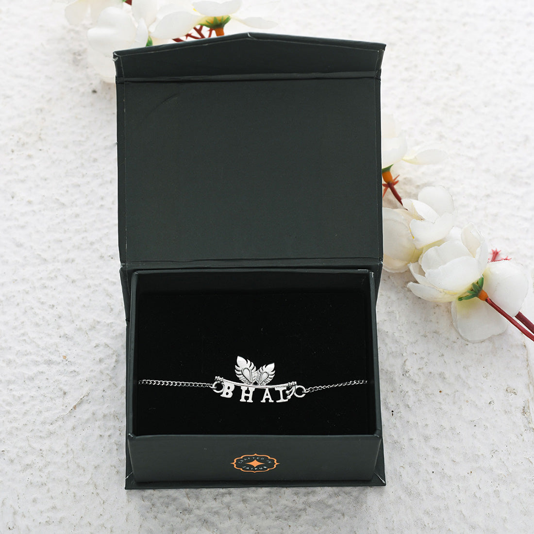 trueBrowns 925 Sterling Silver Stunning BHAI Bracelet Rakhi - Distacart