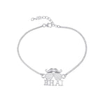 Thumbnail for trueBrowns 925 Sterling Silver Precious BHAI Bracelet Rakhi - Distacart