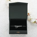 Thumbnail for trueBrowns 925 Sterling Silver Precious ROCKSTAR Bracelet Rakhi - Distacart