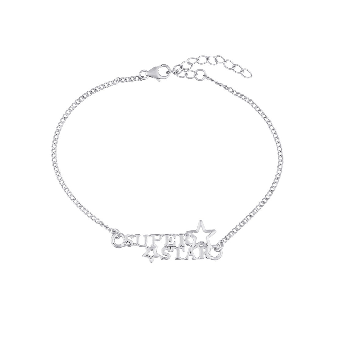 trueBrowns 925 Sterling Silver Precious SUPERSTAR Bracelet Rakhi - Distacart