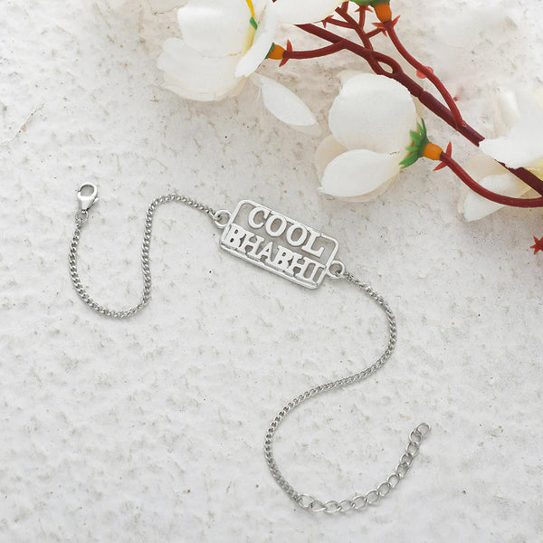 trueBrowns 925 Sterling Silver Precious Cool Bhabhi Bracelet Rakhi - Distacart