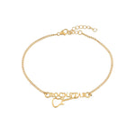 Thumbnail for trueBrowns 925 Sterling Silver Rockstar Gold-Polished Gold Micron Plated Bracelet Rakhi - Distacart