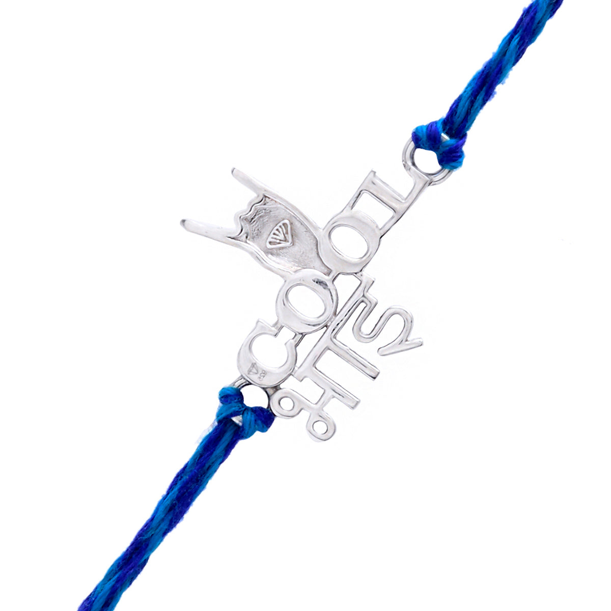 trueBrowns X Voylla 925 Sterling Silver Precious Cool Bhai Thread Rakhi