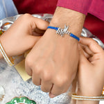 Thumbnail for trueBrowns X Voylla 925 Sterling Silver Precious Cool Bhai Thread Rakhi