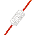 Thumbnail for trueBrowns 925 Sterling Silver Precious Cool Bhabhi Thread Rakhi - Distacart