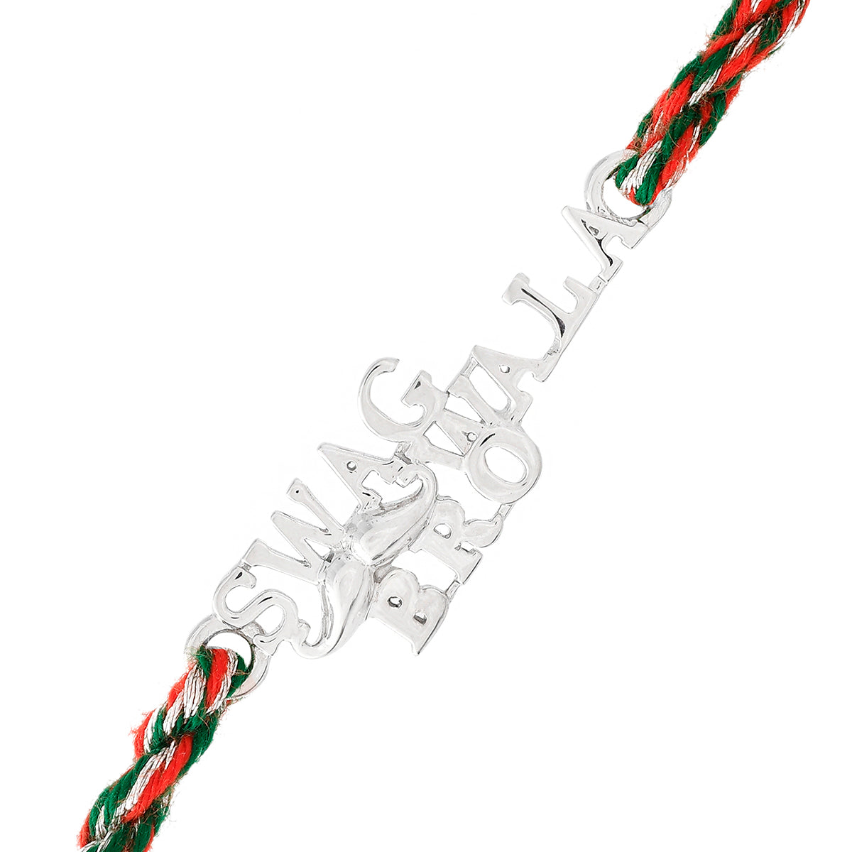 trueBrowns X Voylla 925 Sterling Silver Precious Swag Wala Bro Thread Rakhi