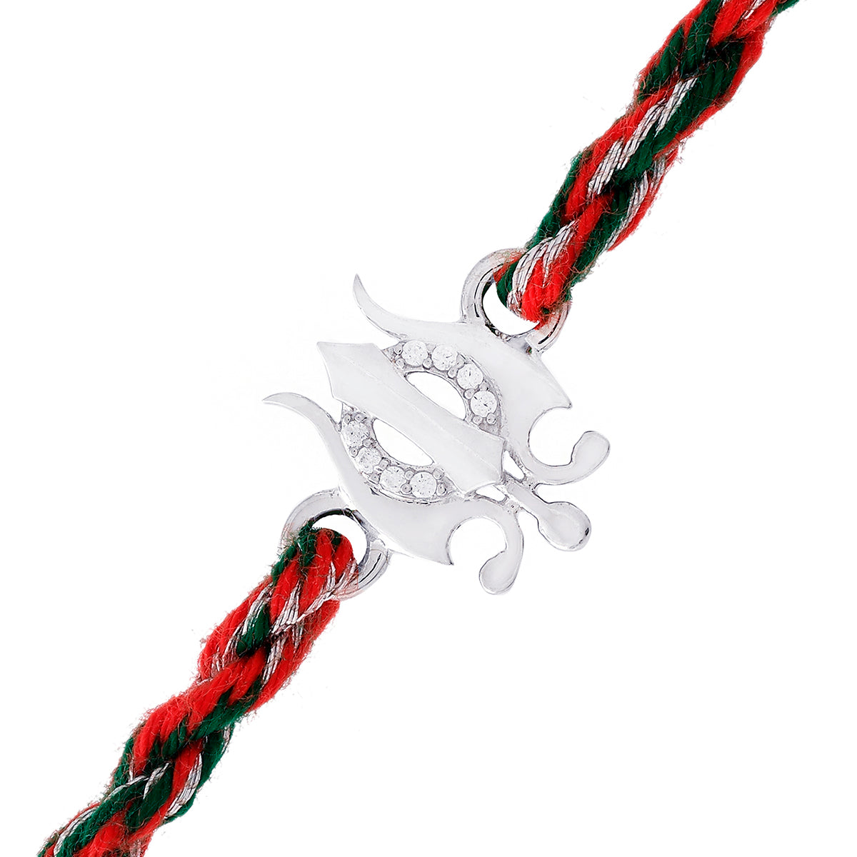 trueBrowns 925 Sterling Silver Precious Silver Thread Rakhi - Distacart