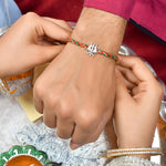 Thumbnail for trueBrowns 925 Sterling Silver Precious Silver Thread Rakhi - Distacart