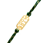 Thumbnail for trueBrowns 925 Sterling Silver Gold-Polished Gold Micron Plated Cool Bhai Thread Rakhi - Distacart