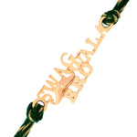 Thumbnail for trueBrowns 925 Sterling Silver Gold-Polished Gold Micron Plated Swag Thread Rakhi - Distacart