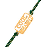 Thumbnail for trueBrowns 925 Sterling Silver Cool Bhabhi Gold-Polished Gold Micron Plated Thread Rakhi - Distacart