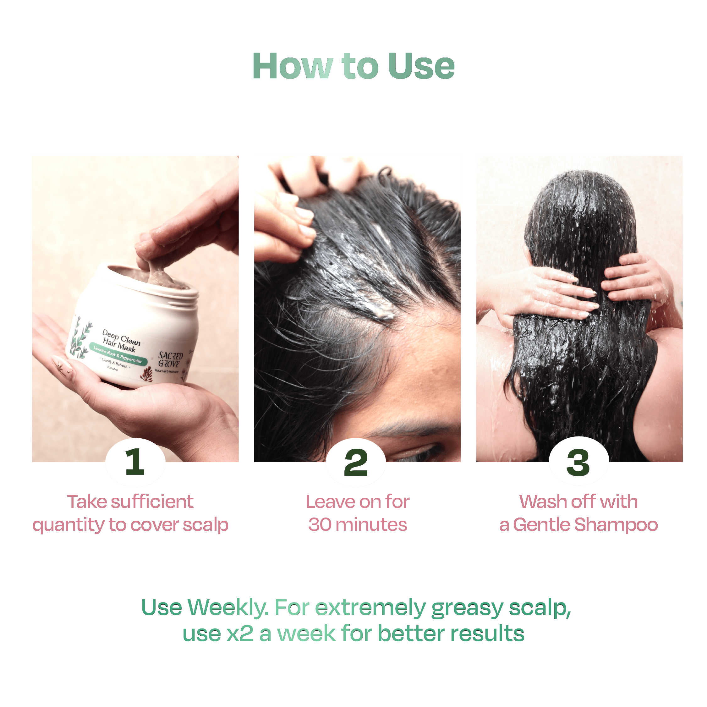 Sacred Grove Licorice & Peppermint Deep Clean Scalp Mask