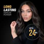 Thumbnail for Gleva Hairline Powder Instantly Conceals Hair Root Touch Up Hair Powder for Women & Men - Medium Brown - Distacart