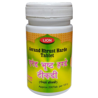 Lion Ayurveda Aerand Bhrust Harde Tablets