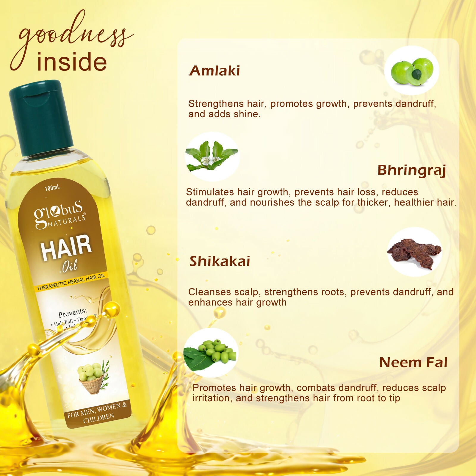 Globus Naturals Anti Dandruff Hair Oil - Distacart