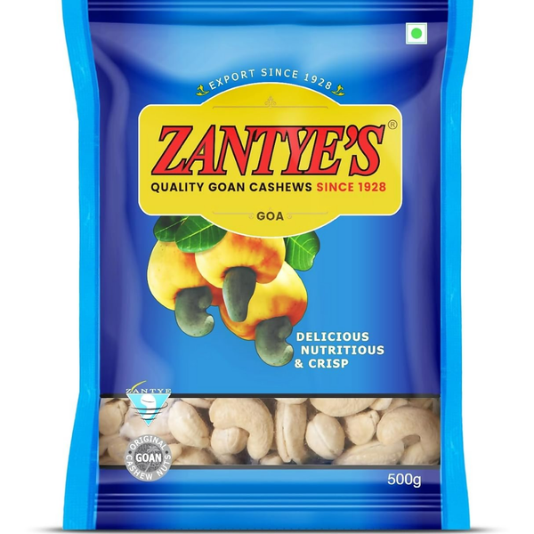 Zantye's Goan Cashew W320 Premium Kaju - Distacart