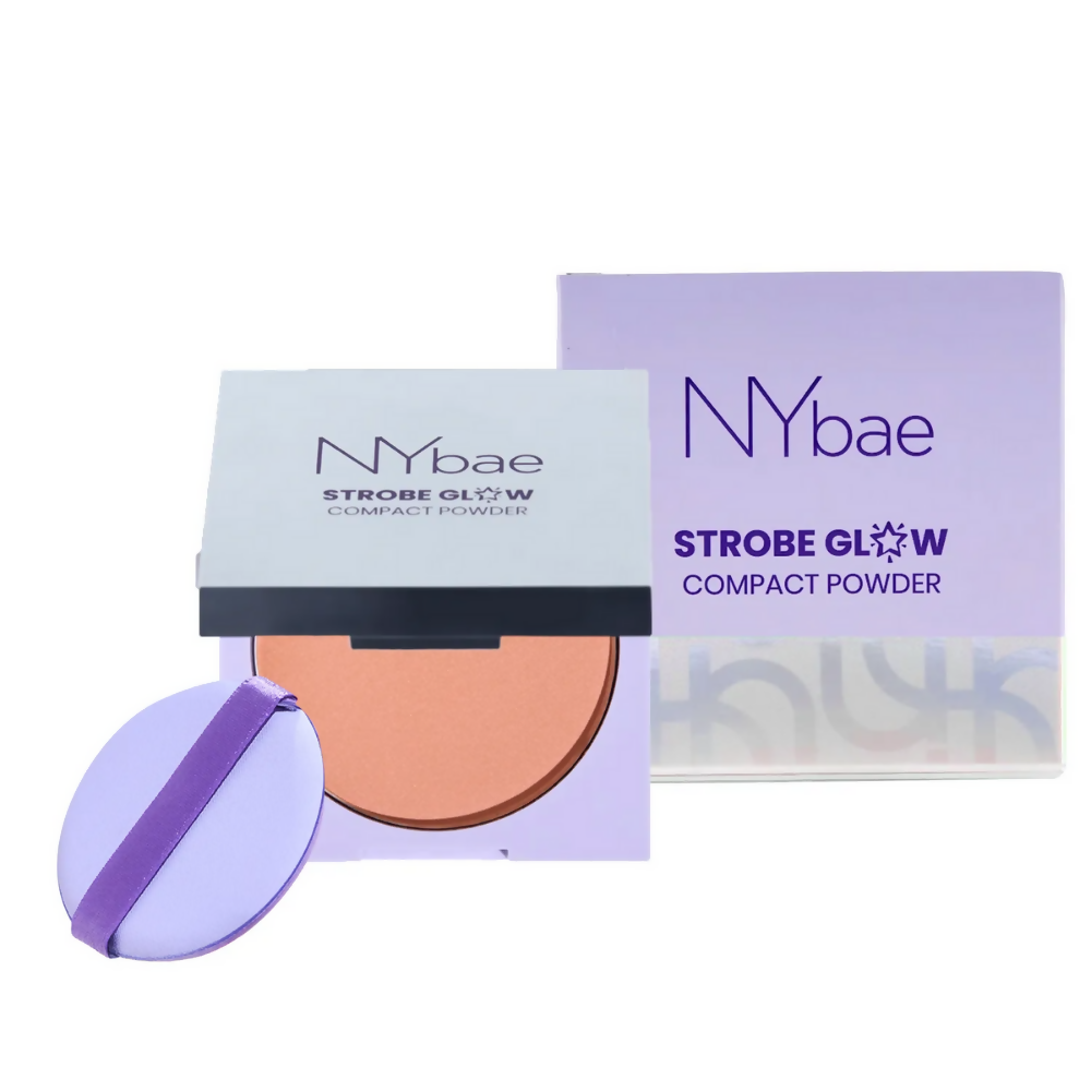 NY Bae Strobe Glow Compact Powder – Soft Pink 01
