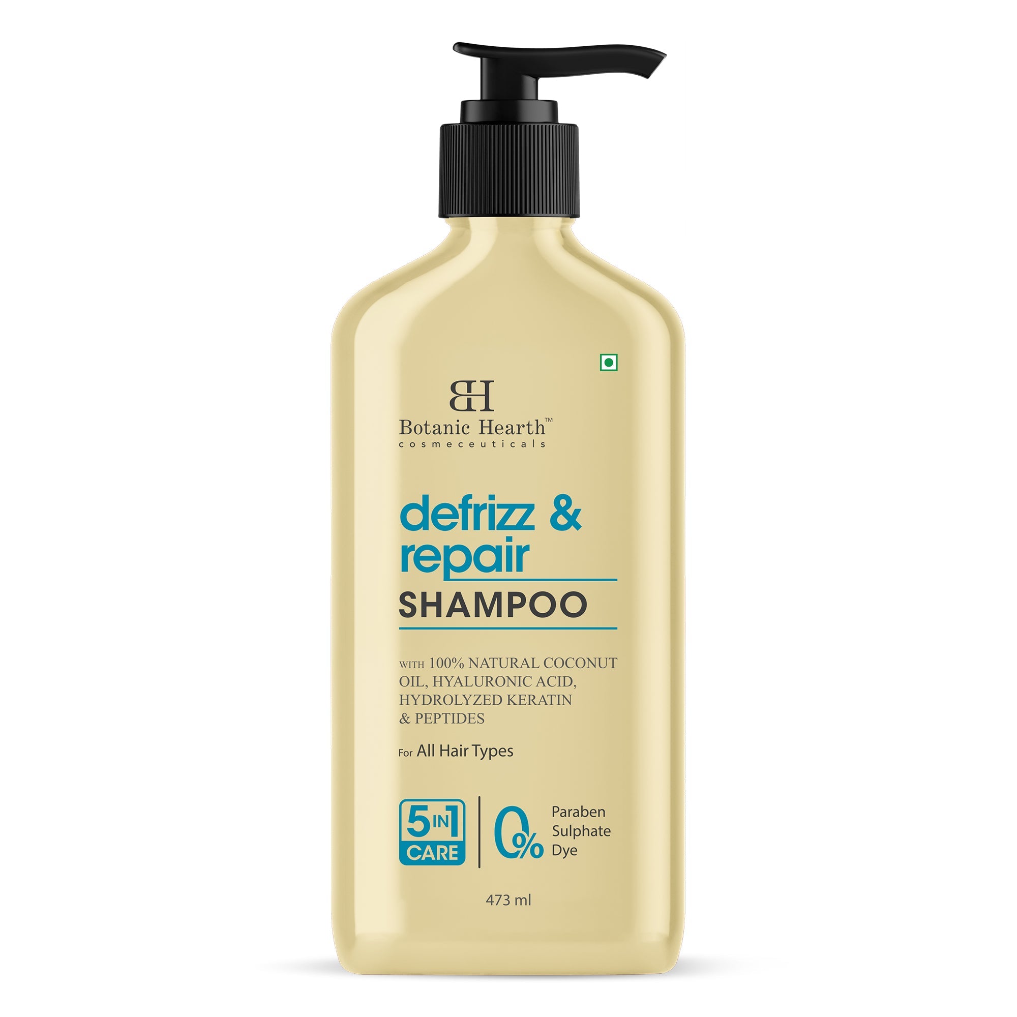 Defrizz & Repair Shampoo with Coconut Oil & Peptides - Distacart