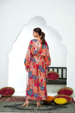 Thumbnail for BulBul Anushree Chanderi Pink Co-Ord Set